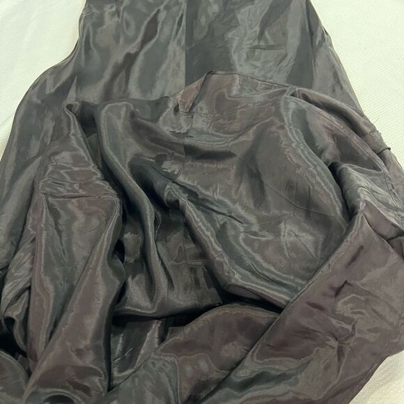 Watters & Watters Black Slip Adjustable Spaghetti Strap Dress - Picture 11 of 11